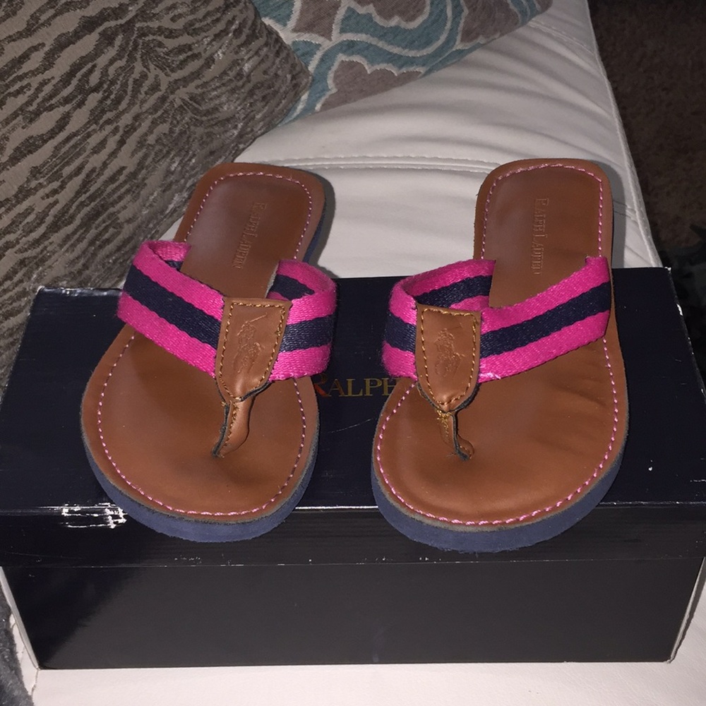 Girls Polo Flip Flops